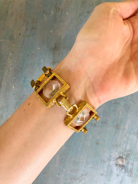 Reverse-Set Crystal Rivoli Bracelet