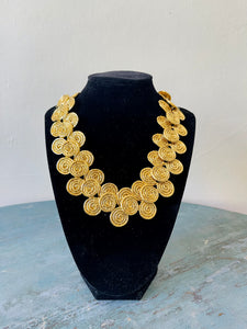 Gold Swirl Necklace