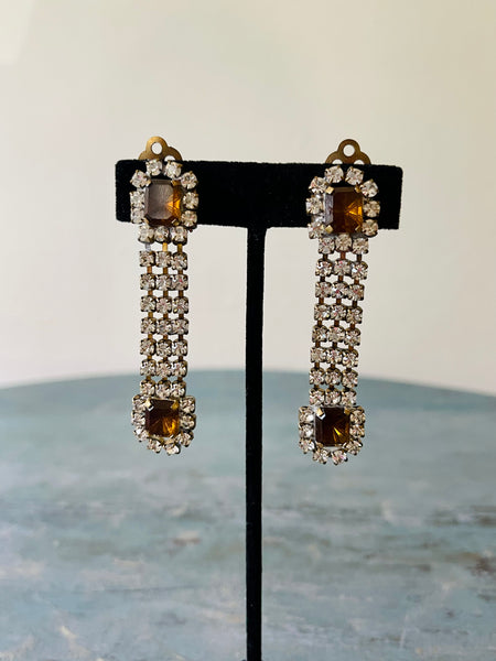 Stunning Crystal Dangle Earrings