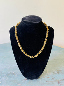 Gold “Ball and Chain” Necklace