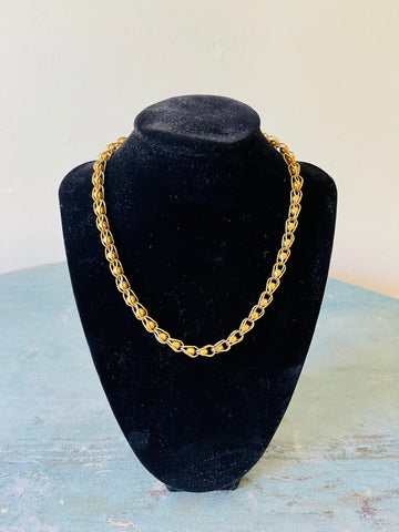 Gold “Ball and Chain” Necklace